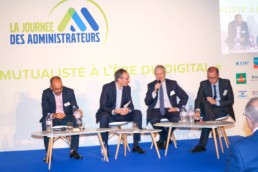 De gauche à droite : Romain Slitine, Laurent Bazin, Alain Montarant et Yannick Bournazel