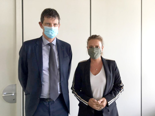 Thierry Martel Président de l’AAM rencontre Olivia Grégoire, Secrétaire d’Etat de l’économie sociale, solidaire et responsable